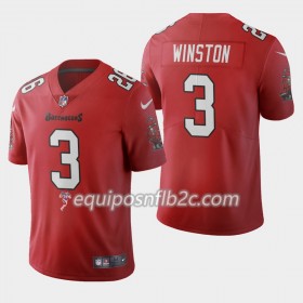 Camiseta Hombre NFL Tampa Bay Buccaneers Jameis Winston 3 Nike Rojo 2020